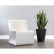 Odyssey White Outdoor Lounge Chair
